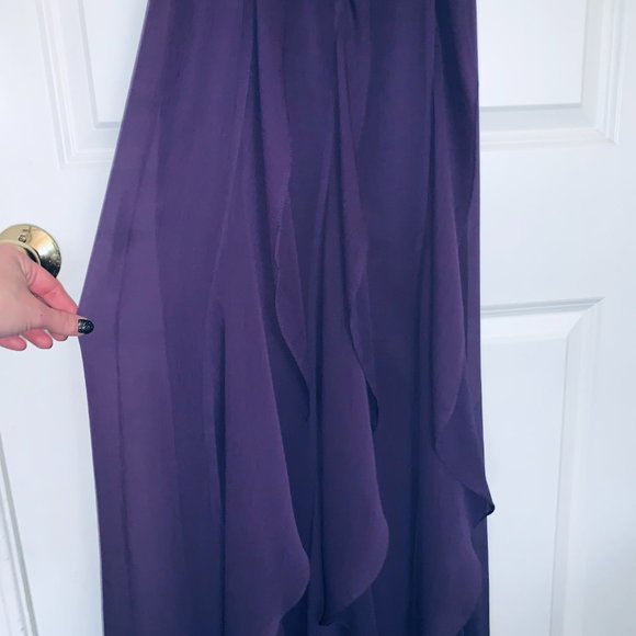 ✨💃👰🤵 White by Vera Wang V-Neck Wrapped Bodice Dress - Picture 10 of 16